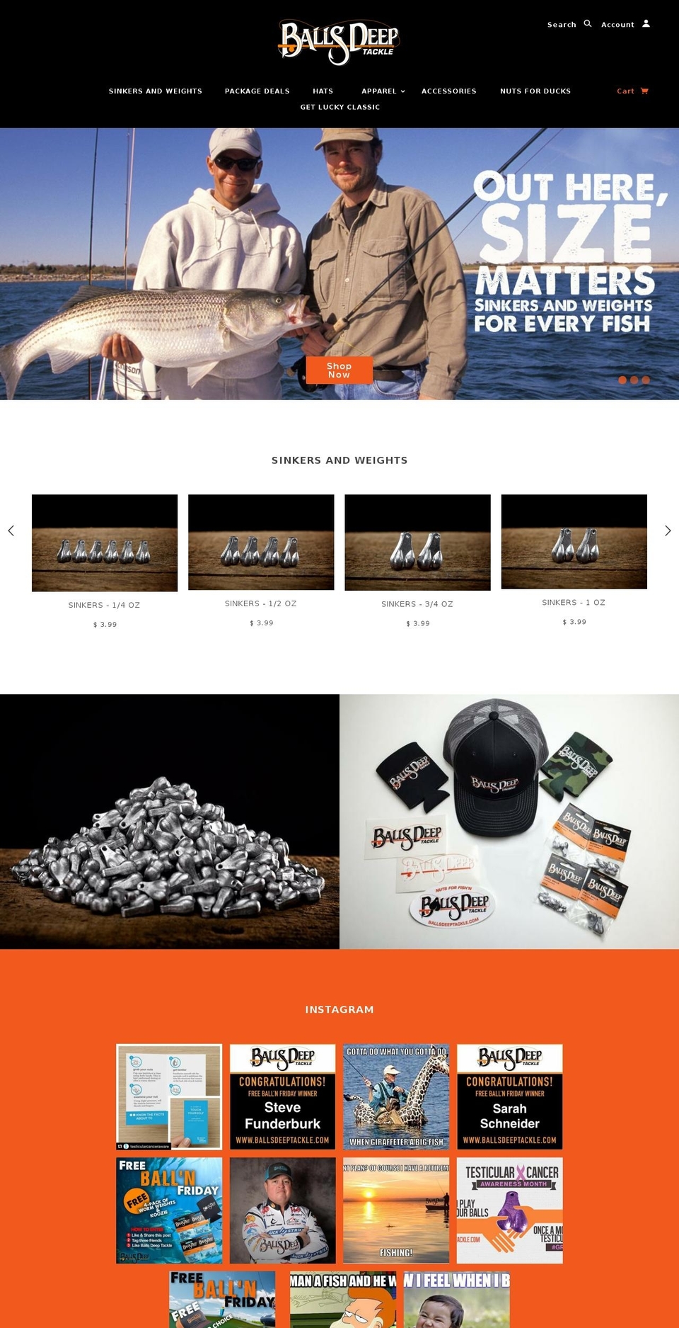 bdtackle.com shopify website screenshot