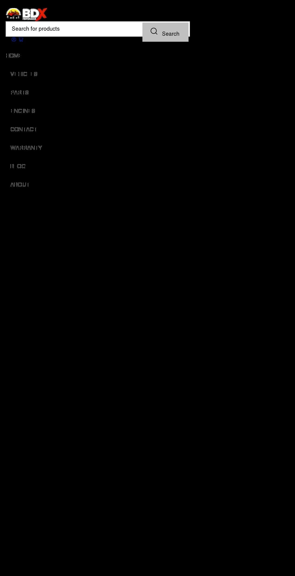 bdxperformance.com shopify website screenshot