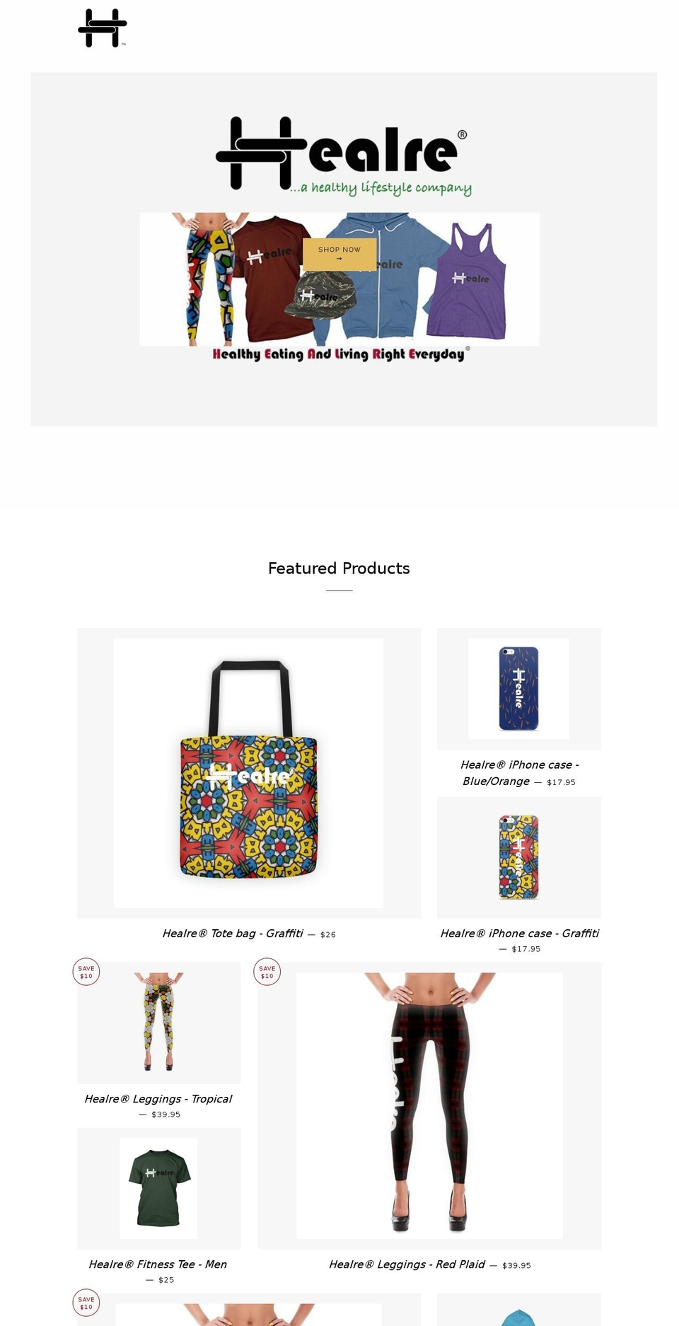 be-healre.com shopify website screenshot