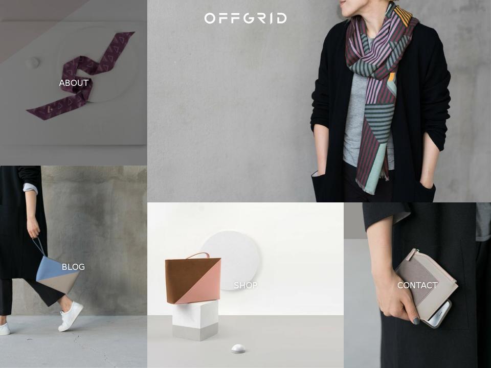 be-offgrid.com shopify website screenshot