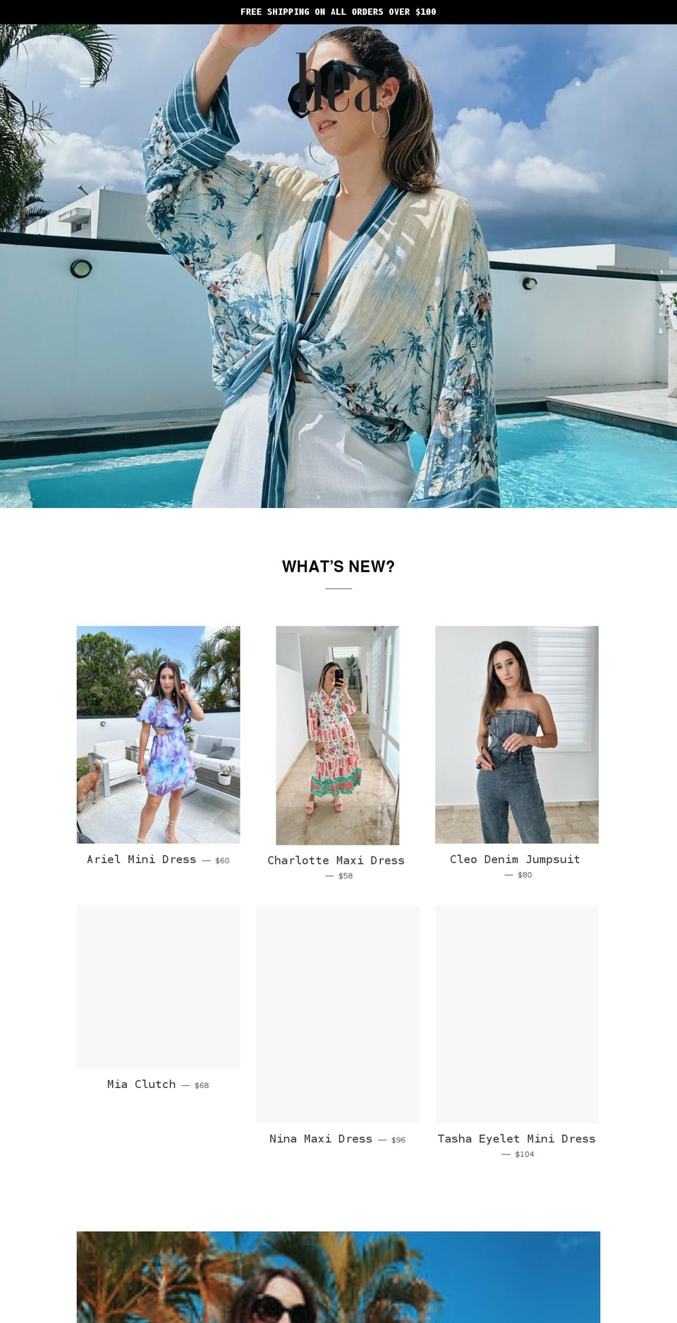 beaboutiquepr.com shopify website screenshot