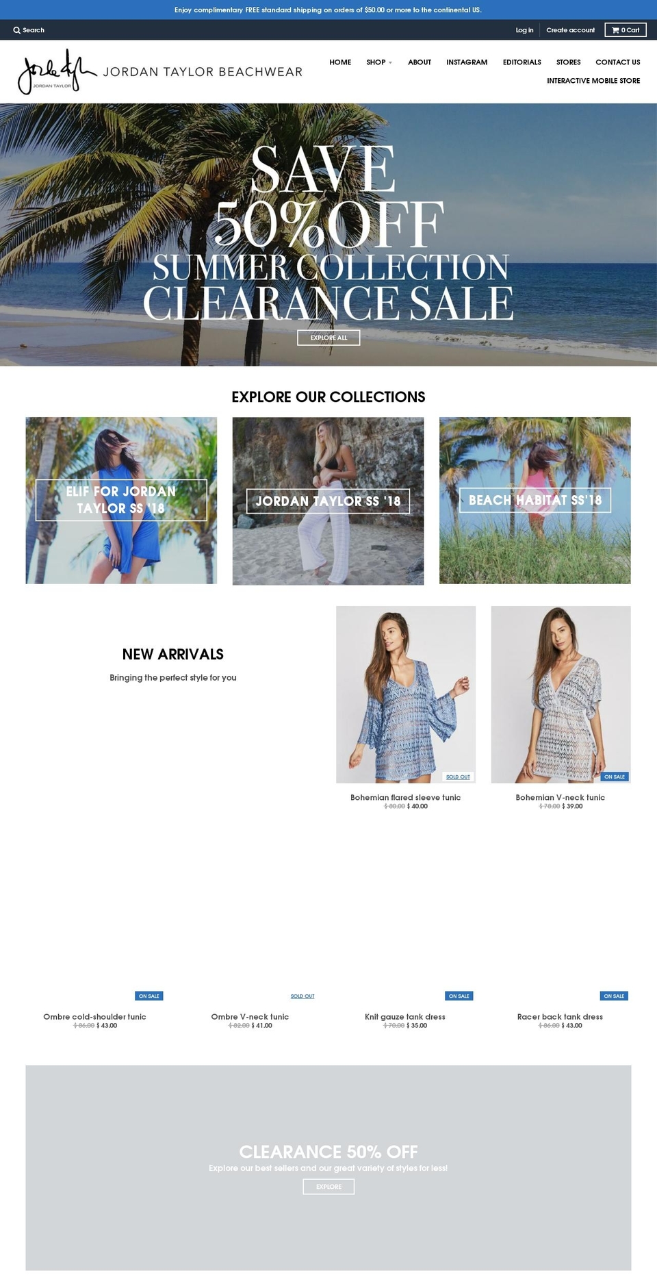 beach-coverups.com — Shopify storefront screenshot