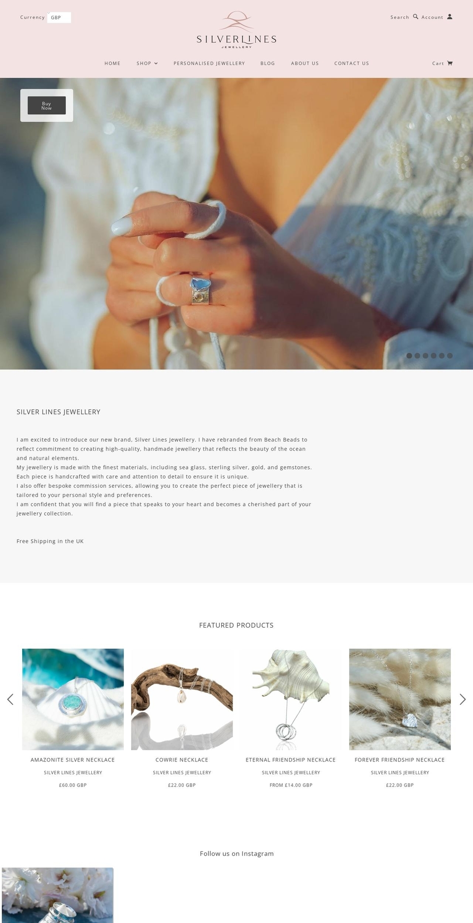 beachbeads.biz shopify website screenshot