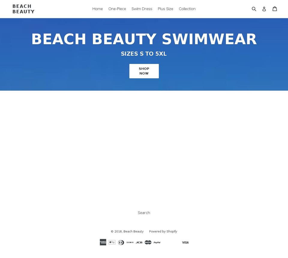 beachbeauty.net shopify website screenshot
