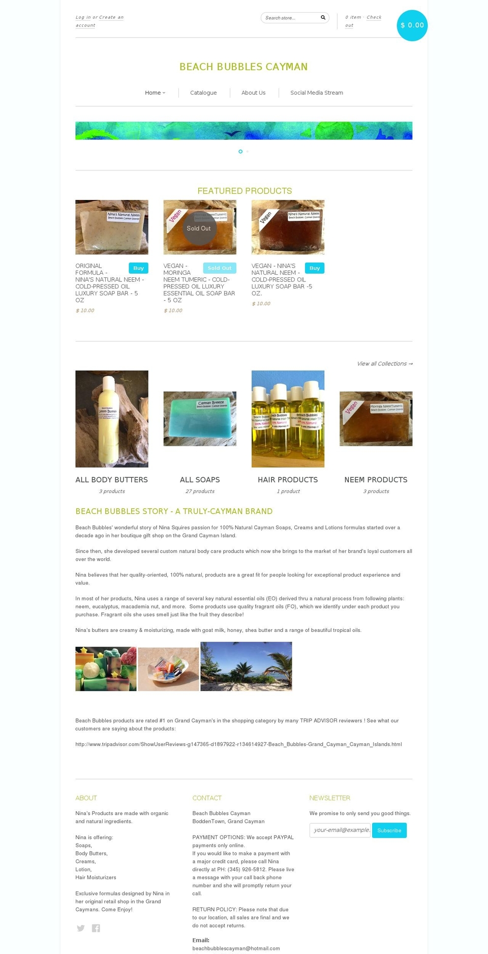 beachbubblesusa.com shopify website screenshot