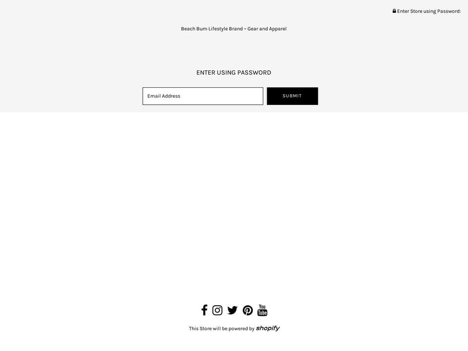 beachbumnj.com — Shopify storefront screenshot