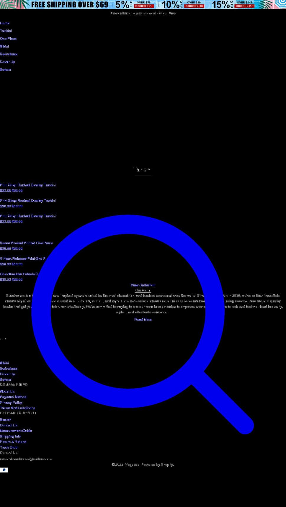 beachcurve.com shopify website screenshot