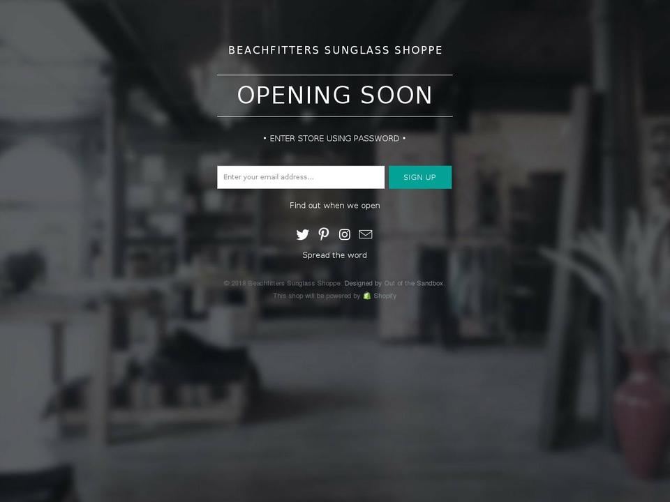 beachfitters.com shopify website screenshot