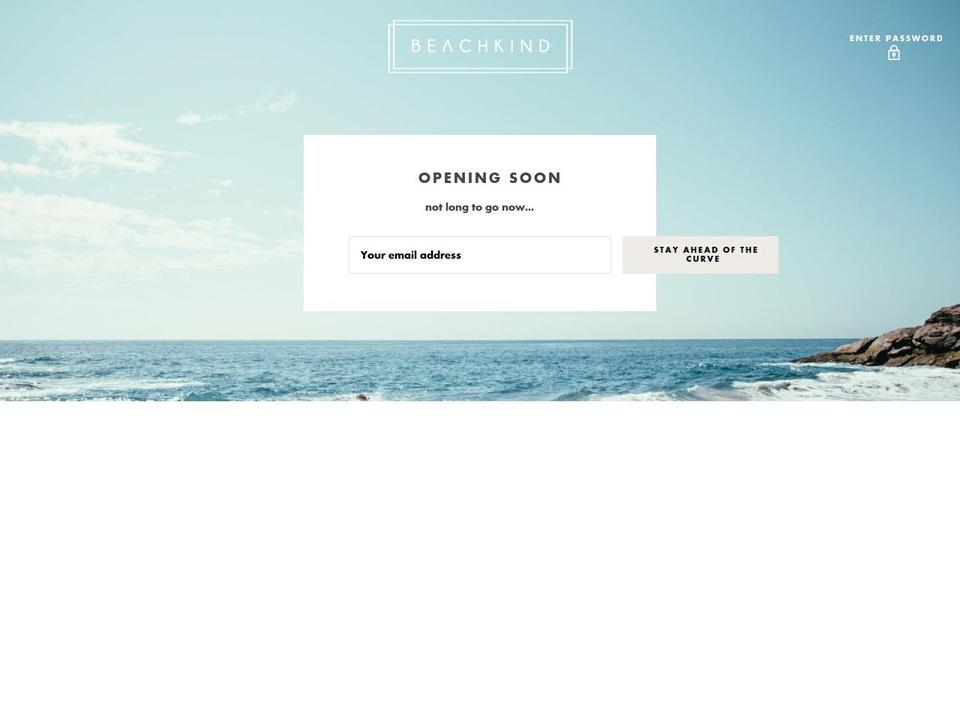 beachkind.com shopify website screenshot