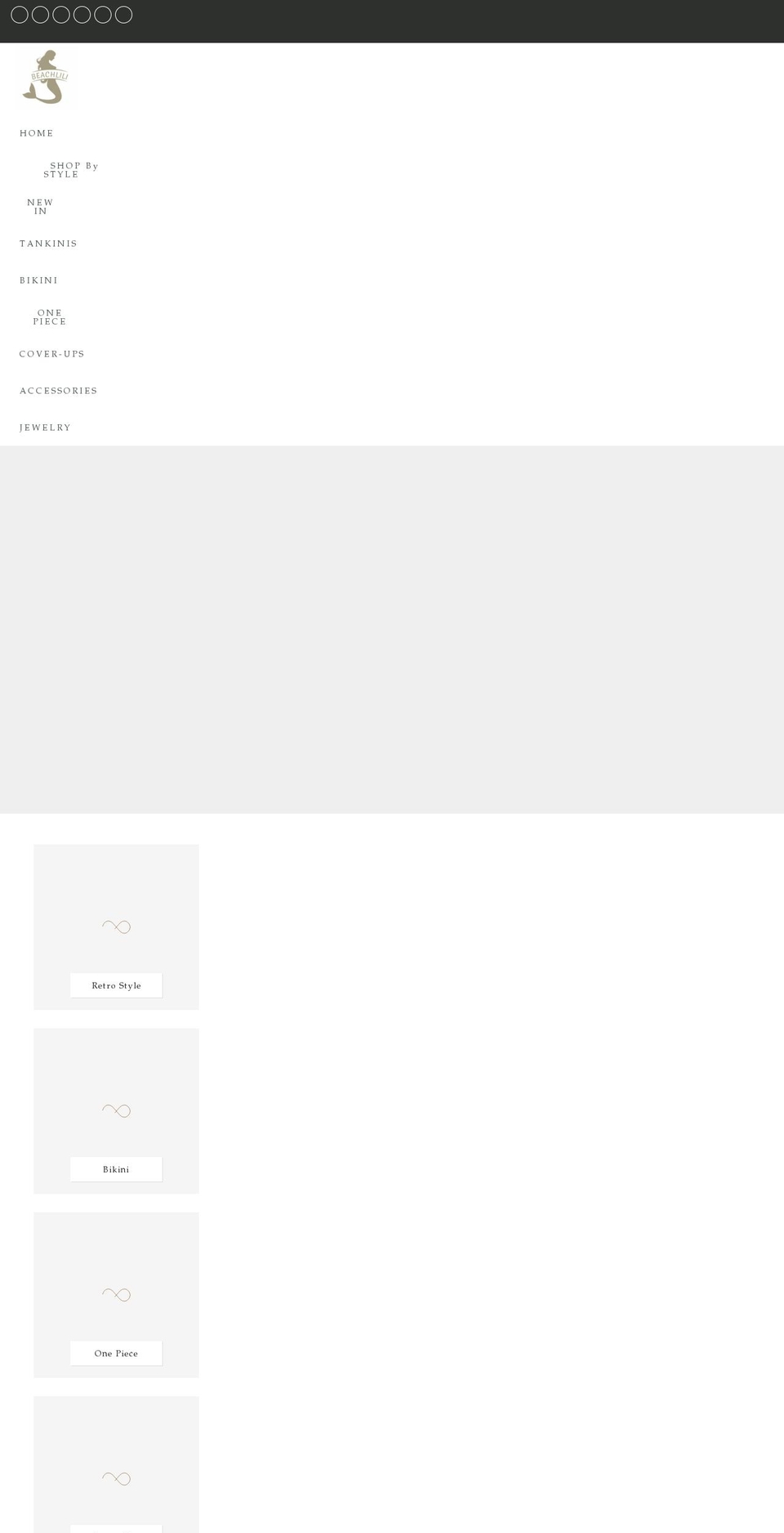 beachlili.com shopify website screenshot