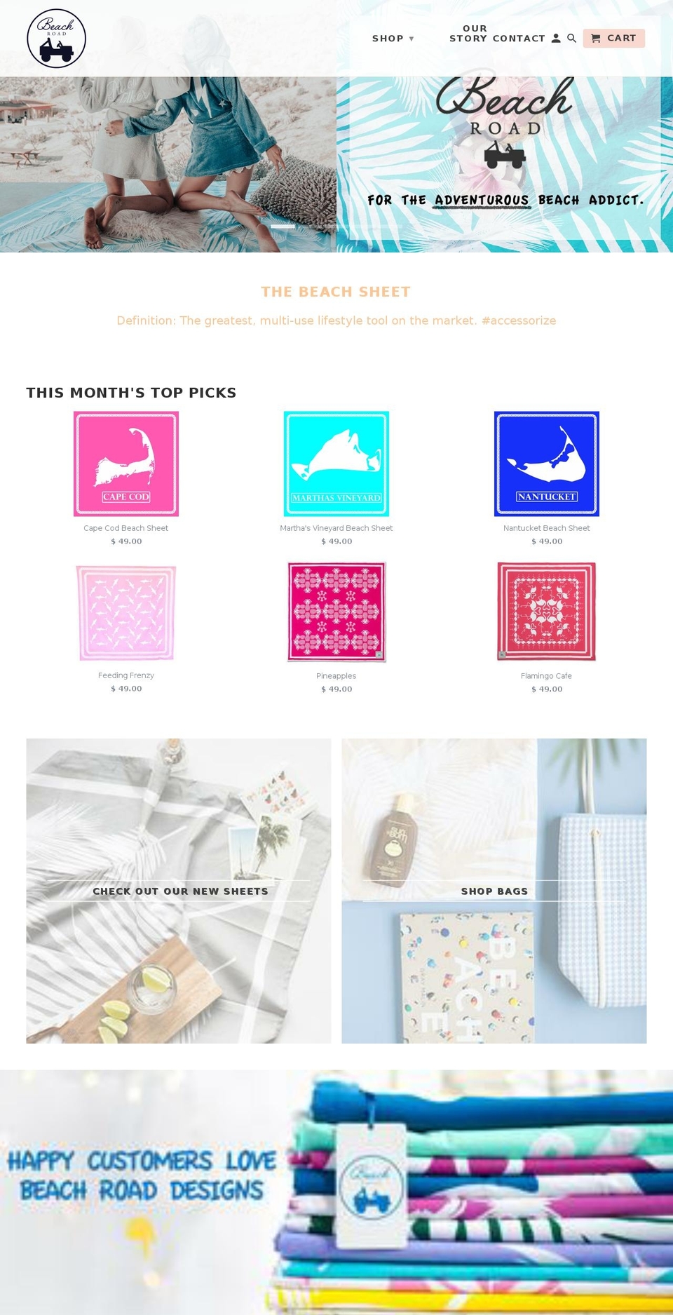 beachroadjeep.com — Shopify storefront screenshot
