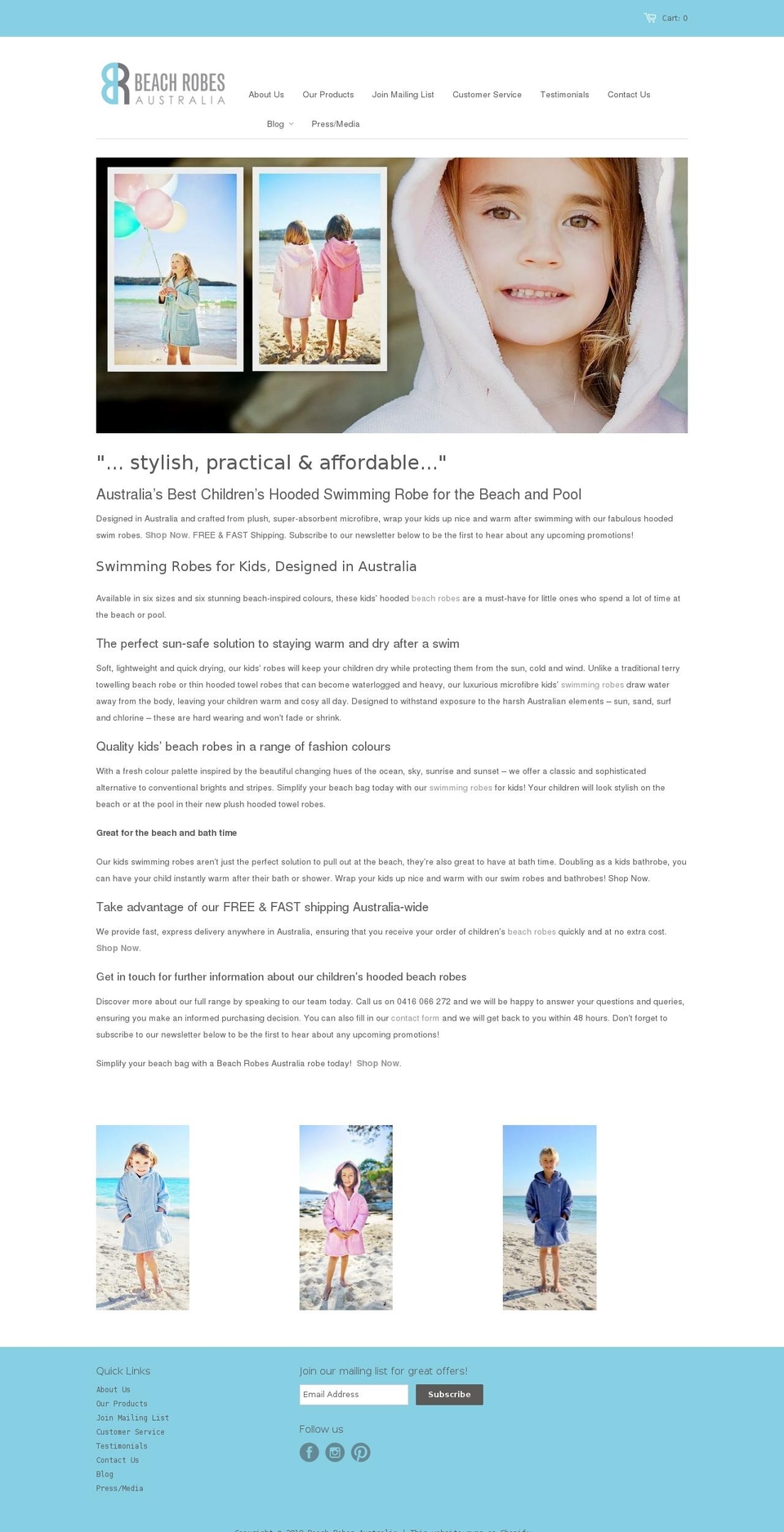 test-business-wear-myshopify-com-aqua-nav-white-bg Shopify theme site example beachrobeaustralia.com.au