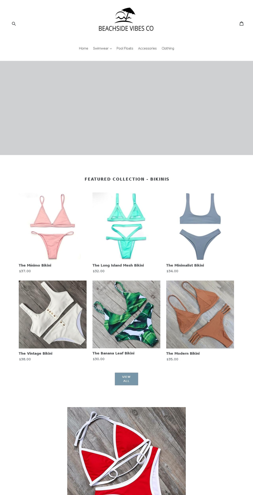 beachsidevibes.com — Shopify storefront screenshot