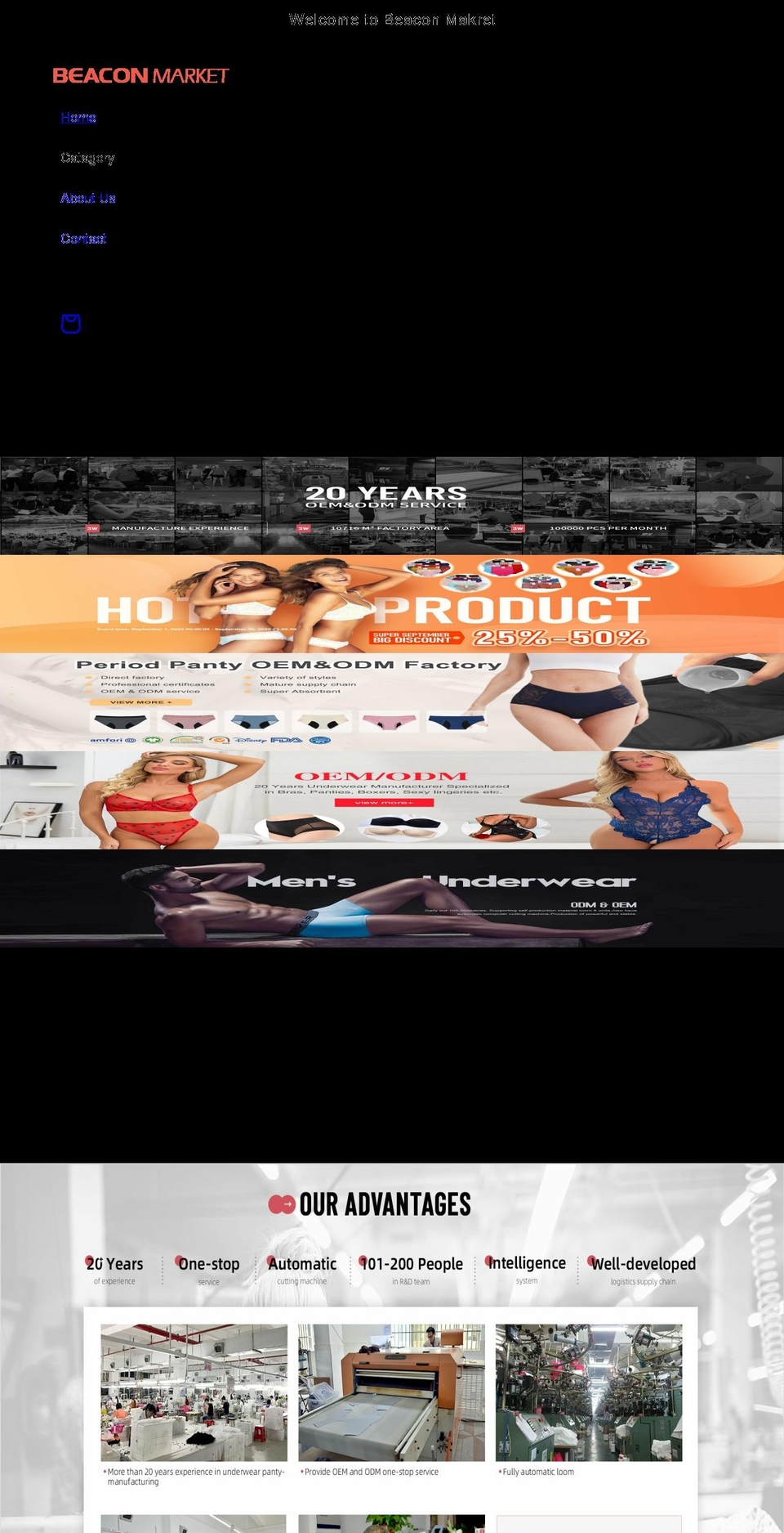 beacon-market.com shopify website screenshot