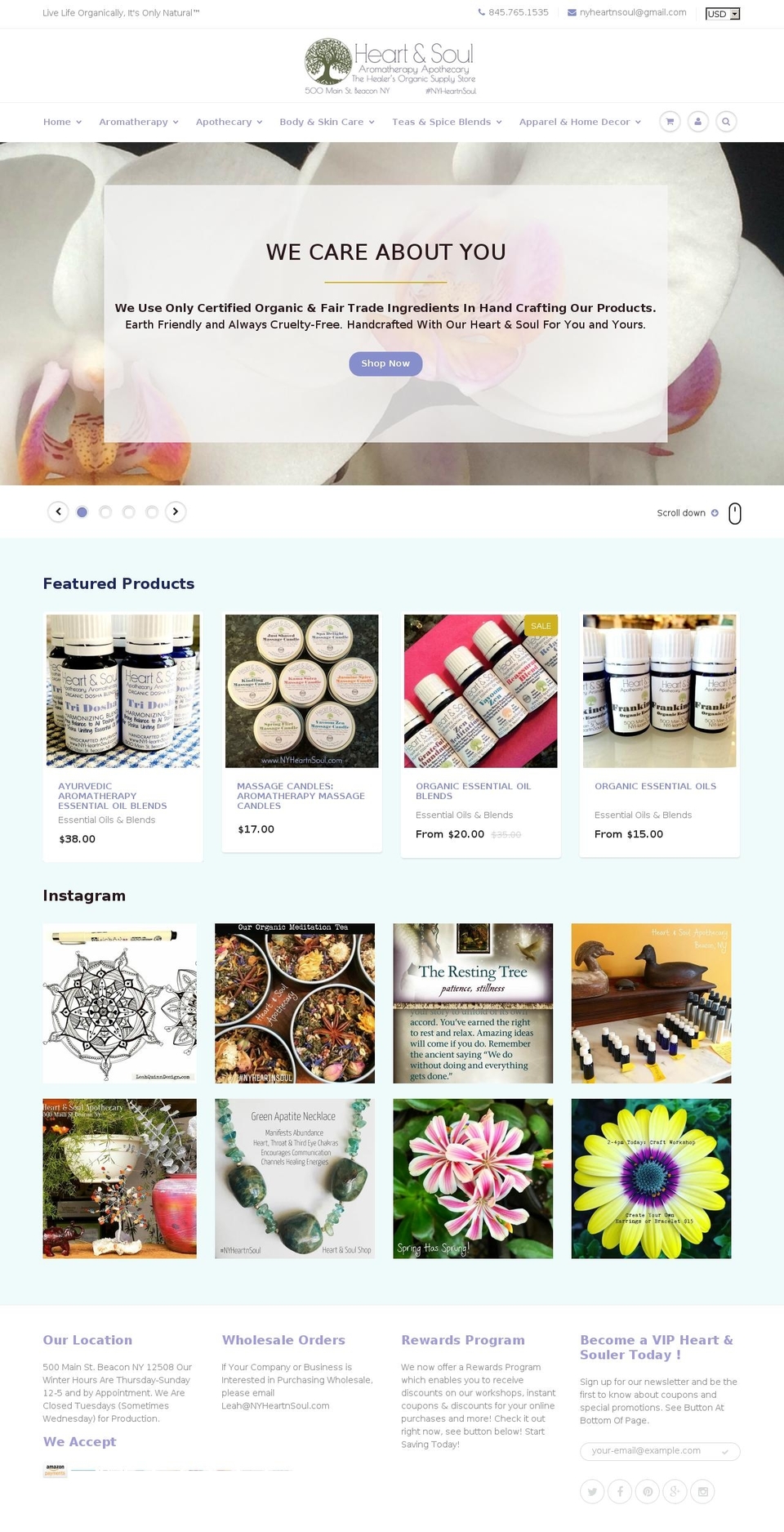 beaconapothecary.us shopify website screenshot