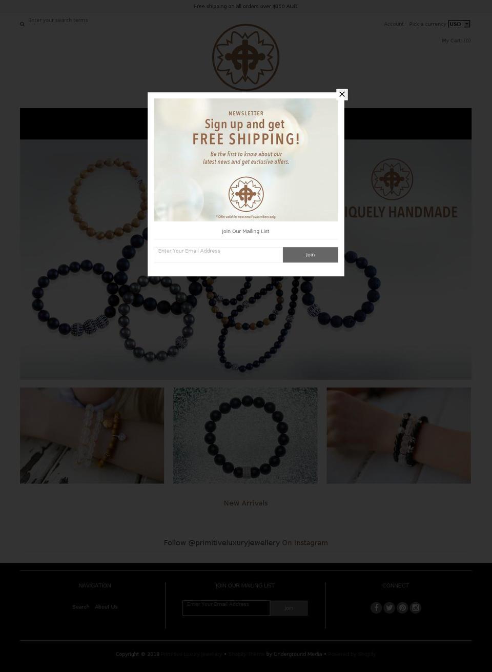 beadeluxebeadedbracelets.com shopify website screenshot