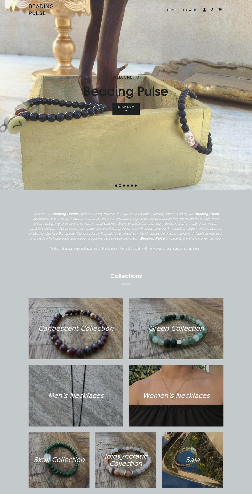 beadingpulse.com — Shopify storefront screenshot