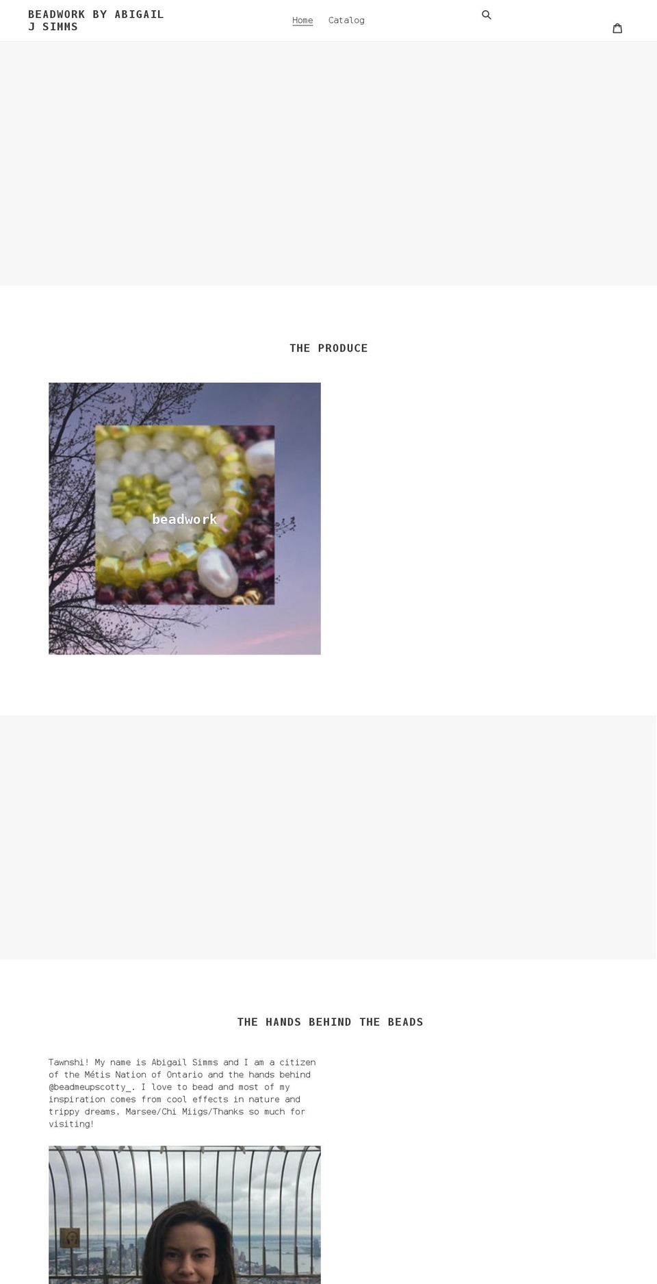 beadmeupscotty.com shopify website screenshot