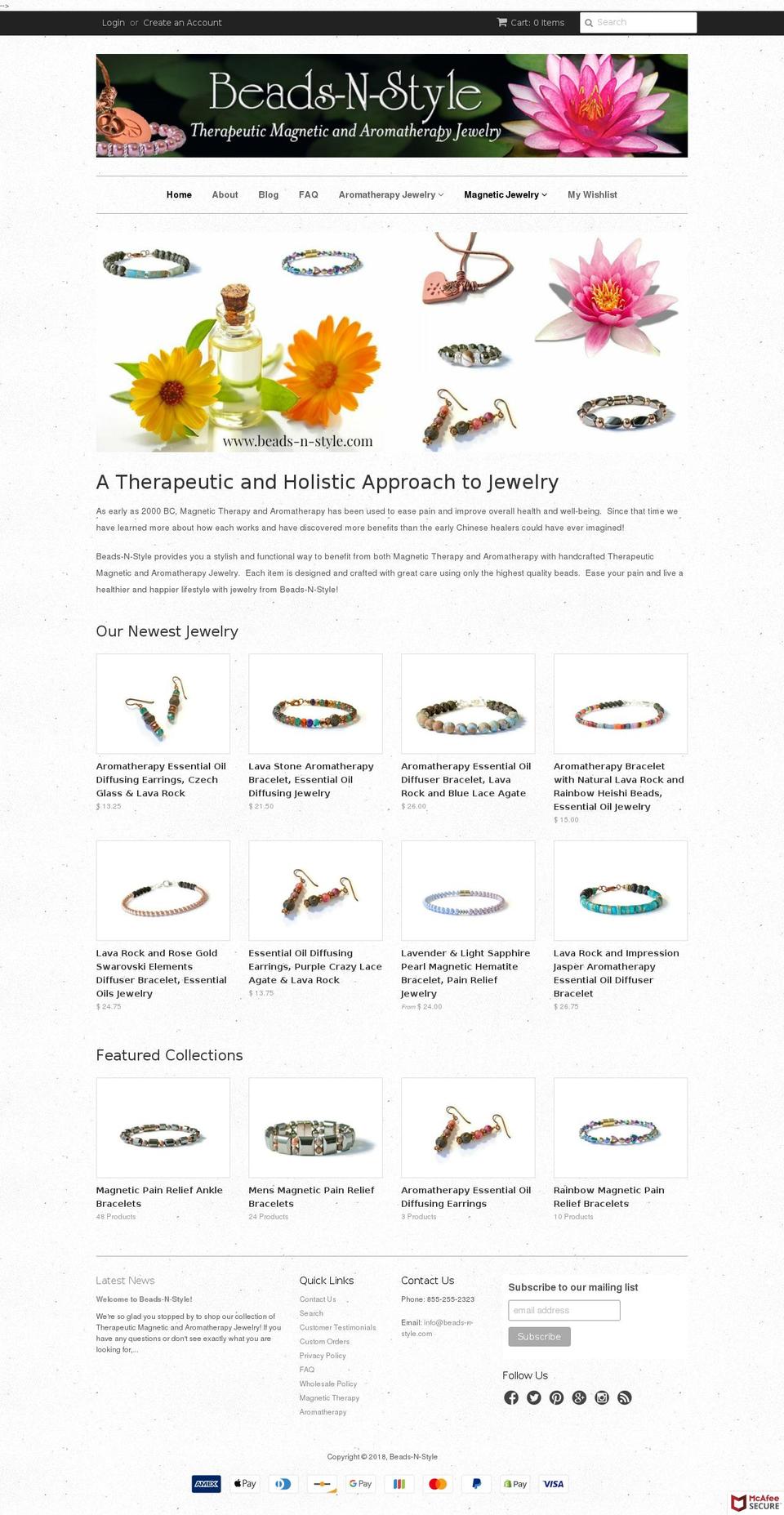 beads-in-style.com — Shopify storefront screenshot