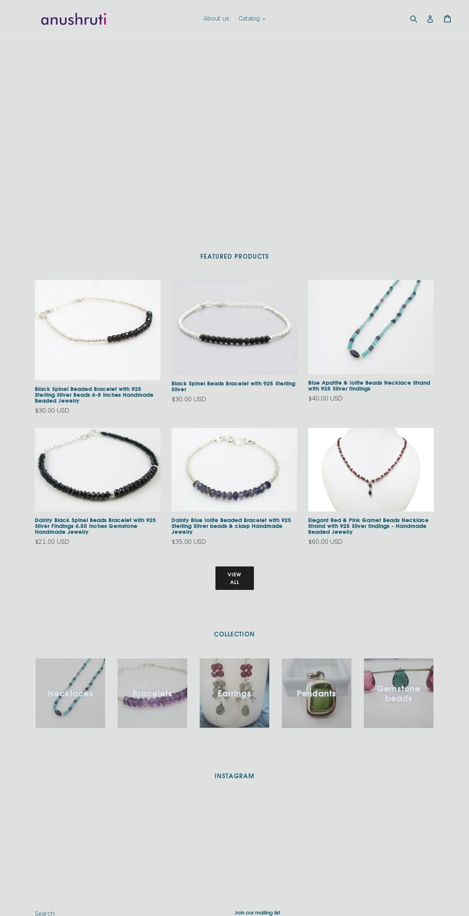 beadsandchips.com shopify website screenshot