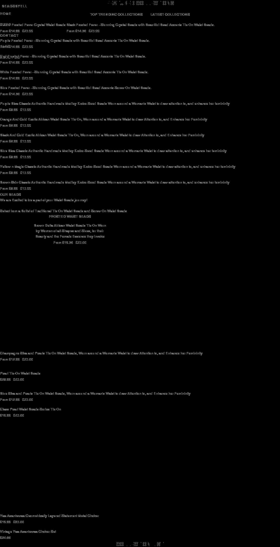 beadsbyell.com shopify website screenshot
