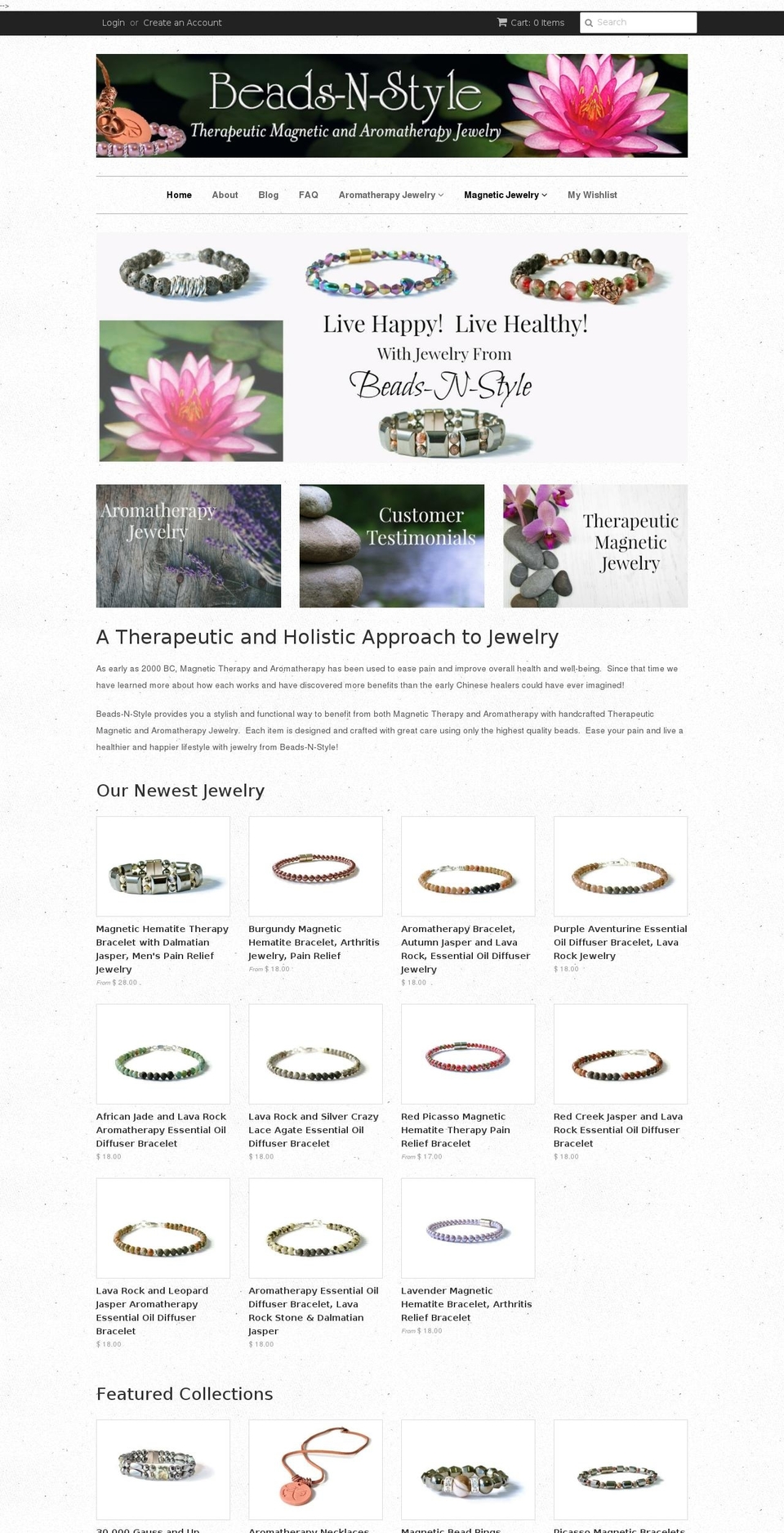beadsnstyle.com shopify website screenshot