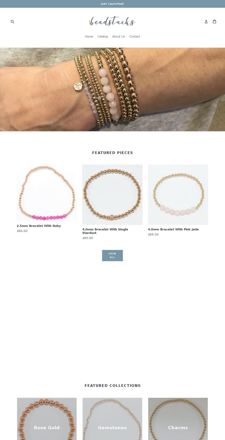 beadstacks.com — Shopify storefront screenshot