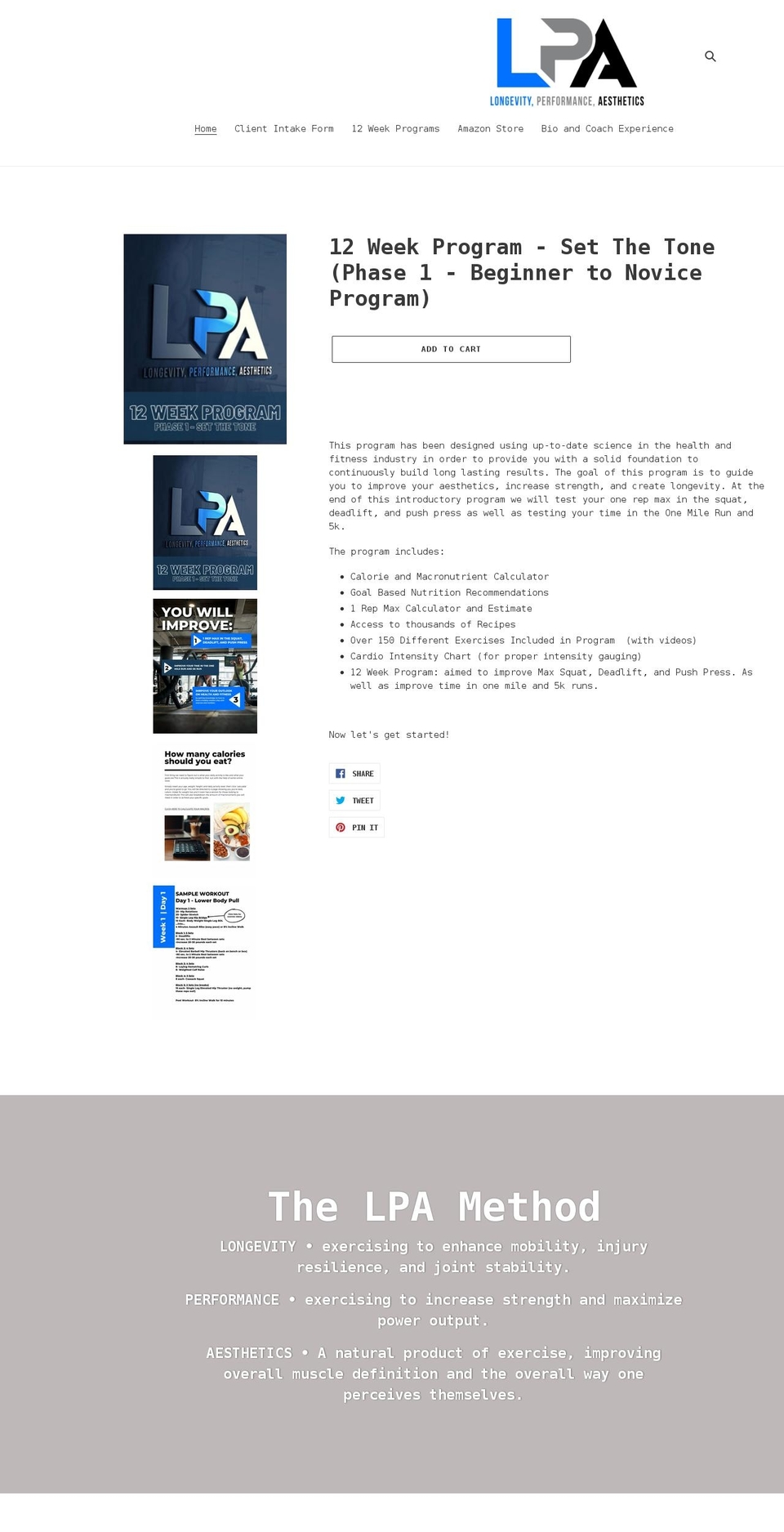 bealltimefit.com shopify website screenshot