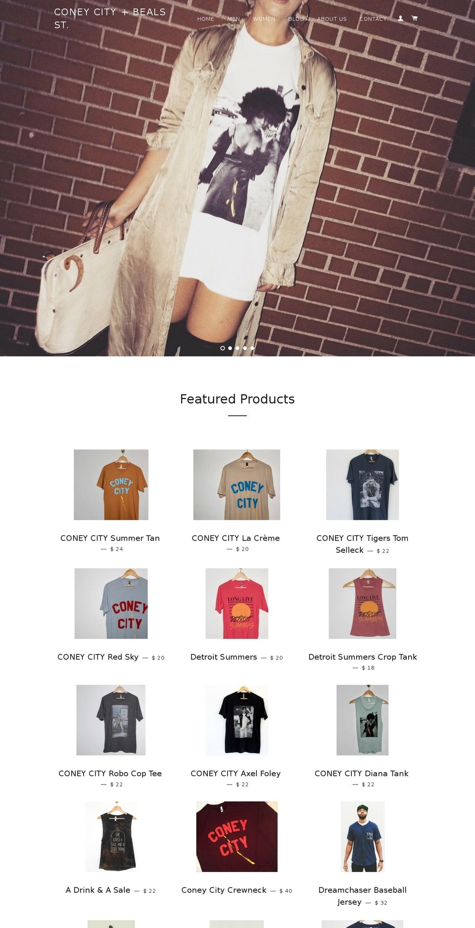 bealsstreet.com — Shopify storefront screenshot
