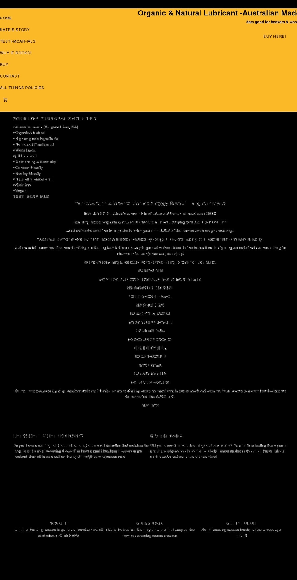 beamingbeaver.com shopify website screenshot