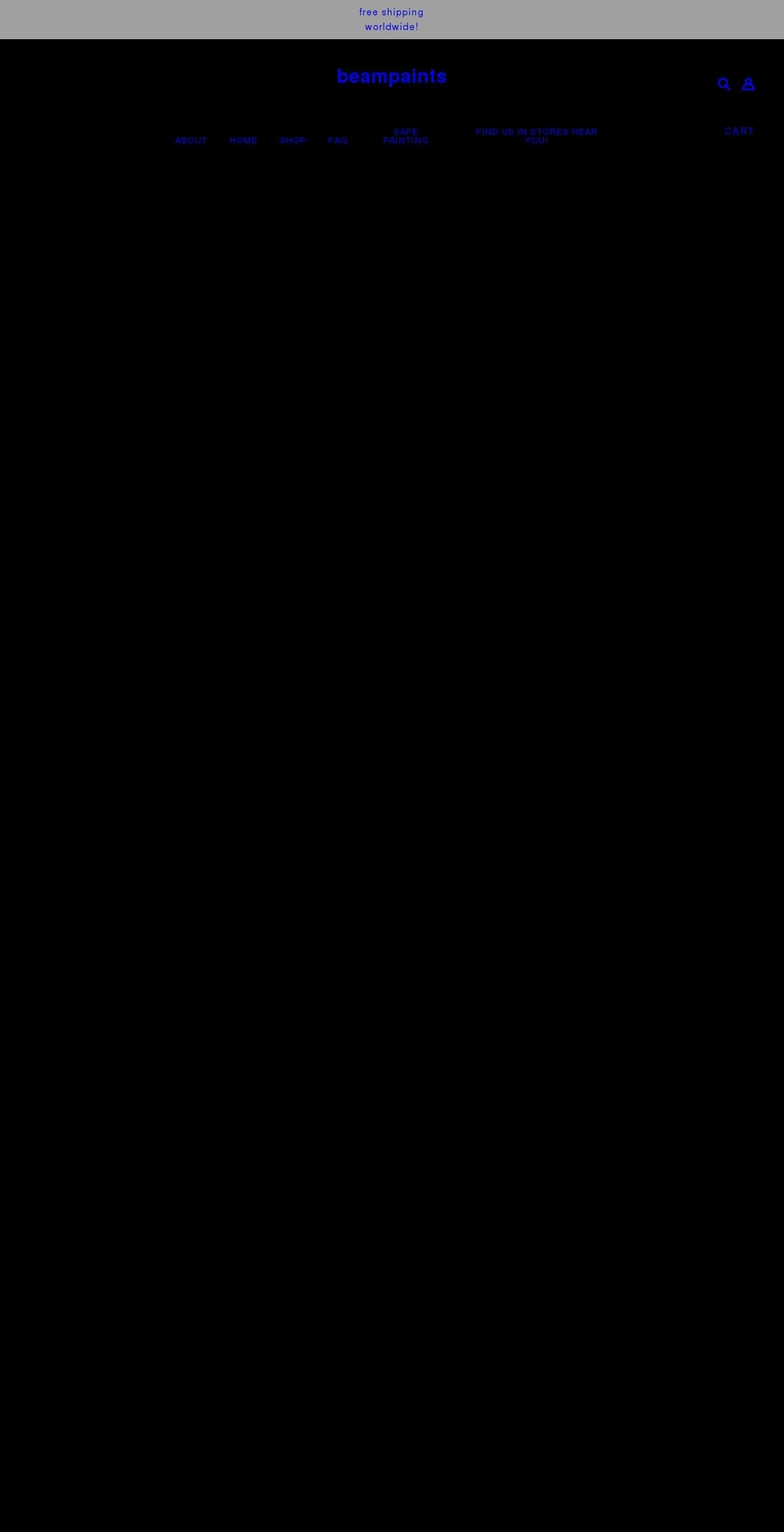 beampaints.com shopify website screenshot