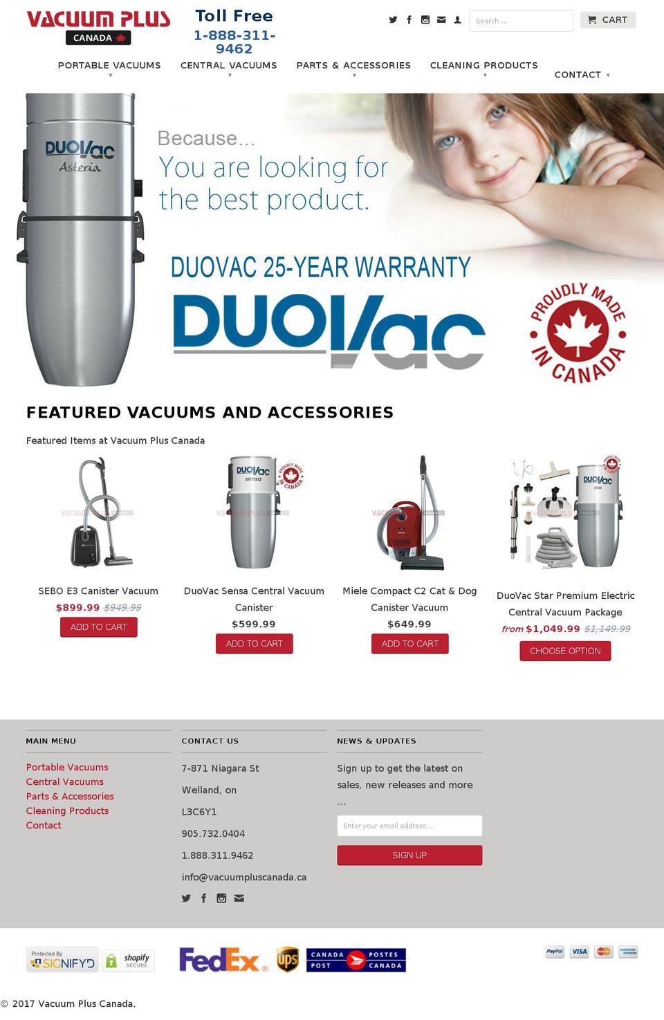 beamvacuumplus.com shopify website screenshot