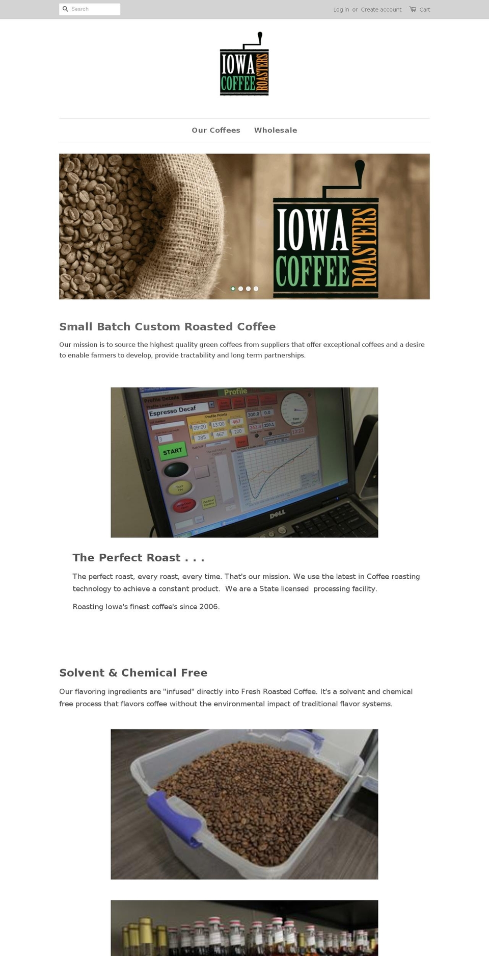 beansteasandotherthings.com — Shopify storefront screenshot