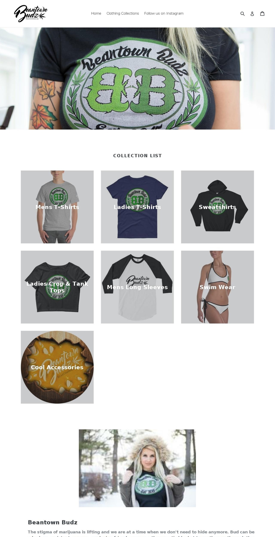 beantownbudz.org shopify website screenshot