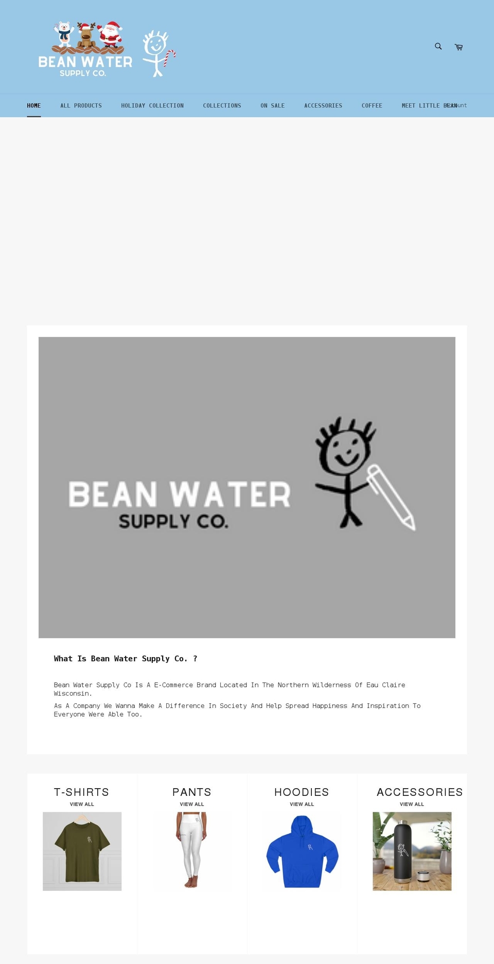 beanwatersupplyco.com shopify website screenshot