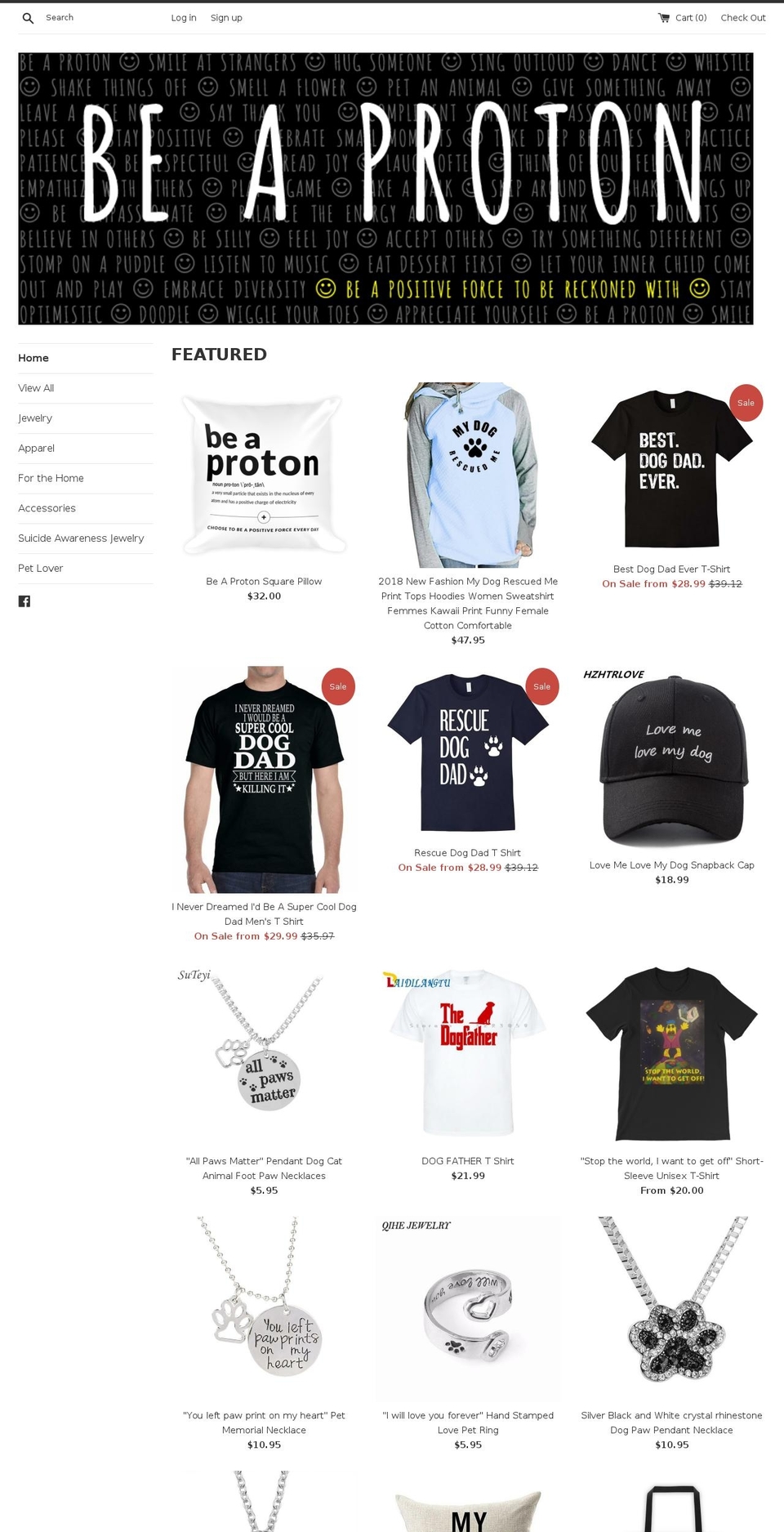beaproton.org shopify website screenshot