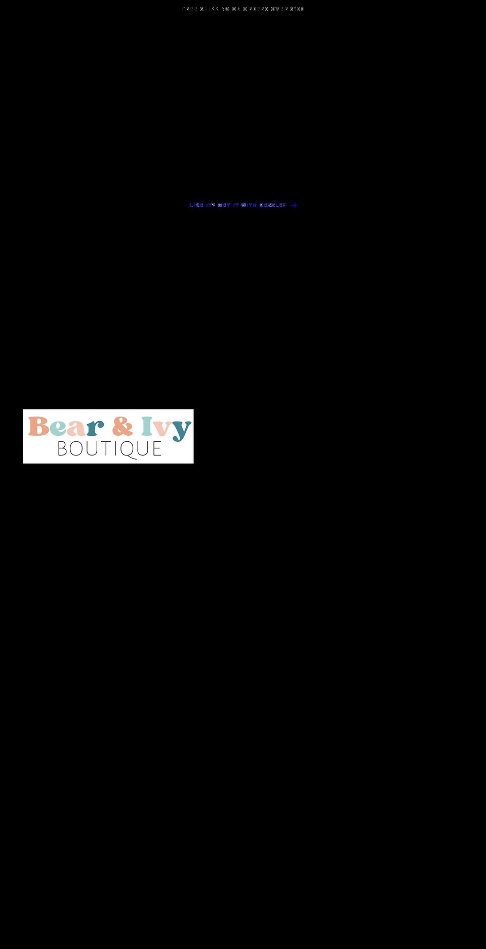 Dreamyou Shopify theme site example bearandivy.com