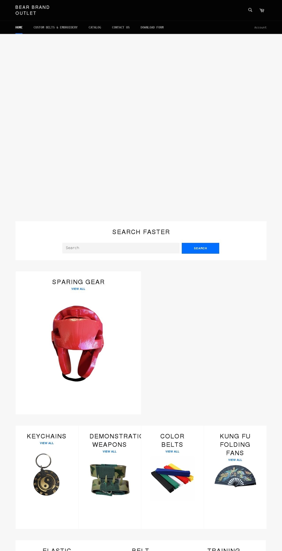 bearbrandoutlet.com shopify website screenshot