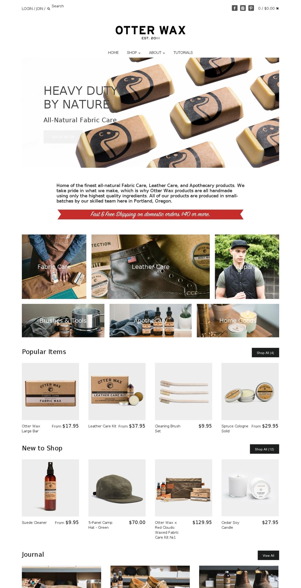 beard-wax.com — Shopify storefront screenshot