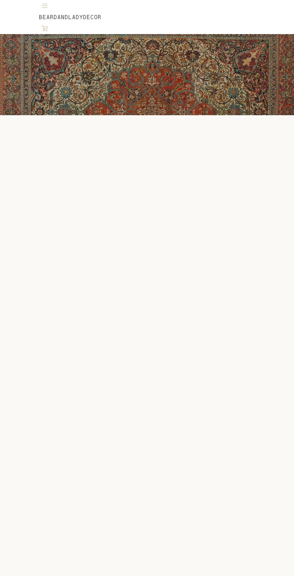 beardandladydecor.com shopify website screenshot