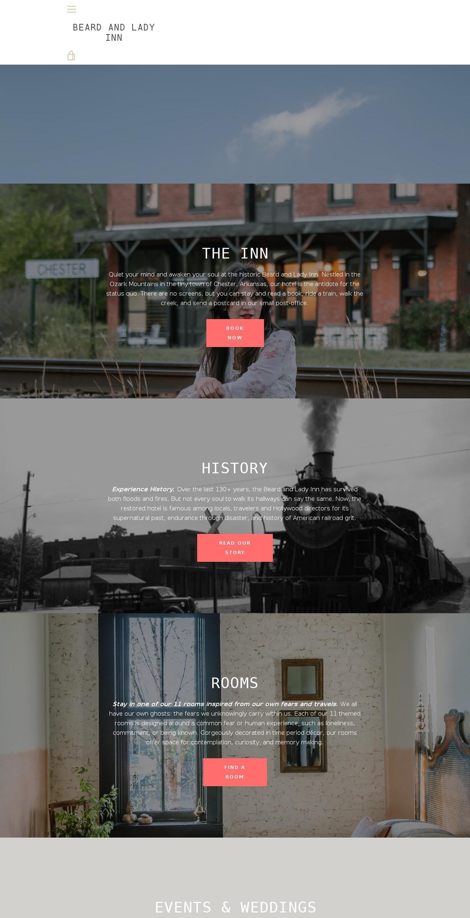 Theme export www-beardandlady-com-narrative-oc Shopify theme site example beardandladyinn.com