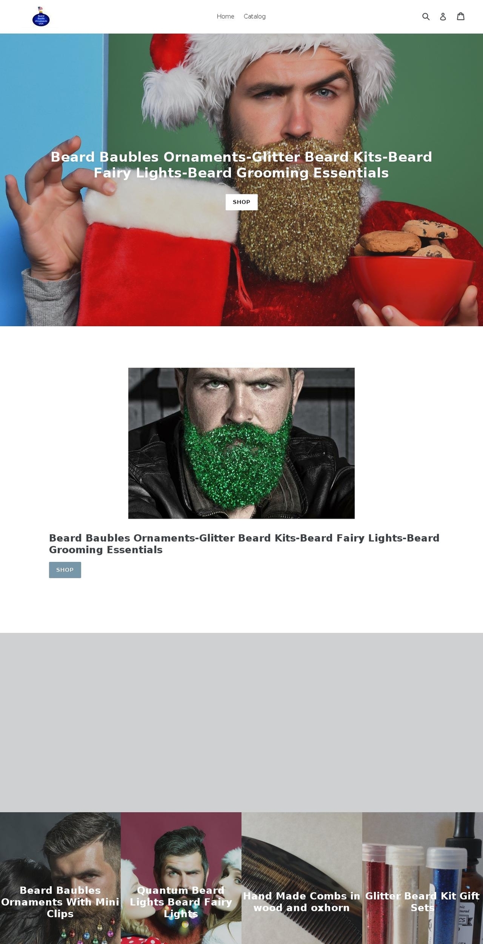 beardbasics.net shopify website screenshot