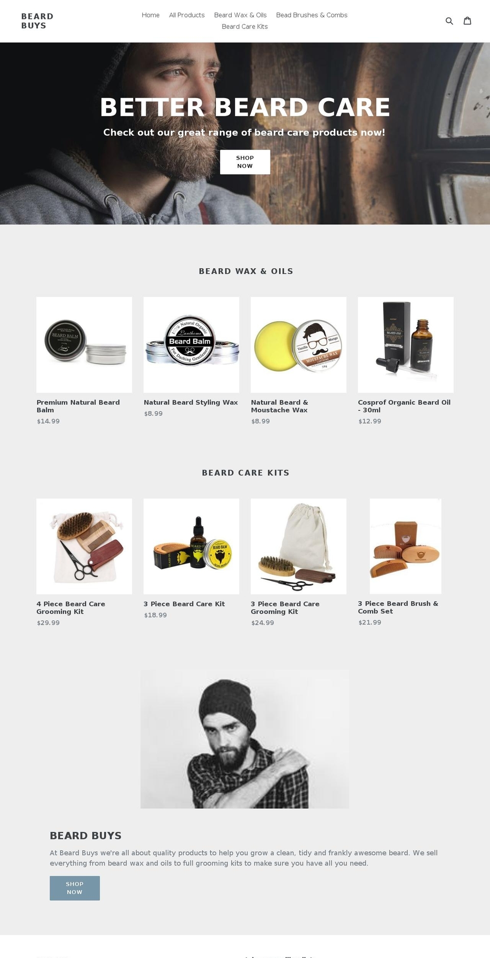 beardbuys.com — Shopify storefront screenshot