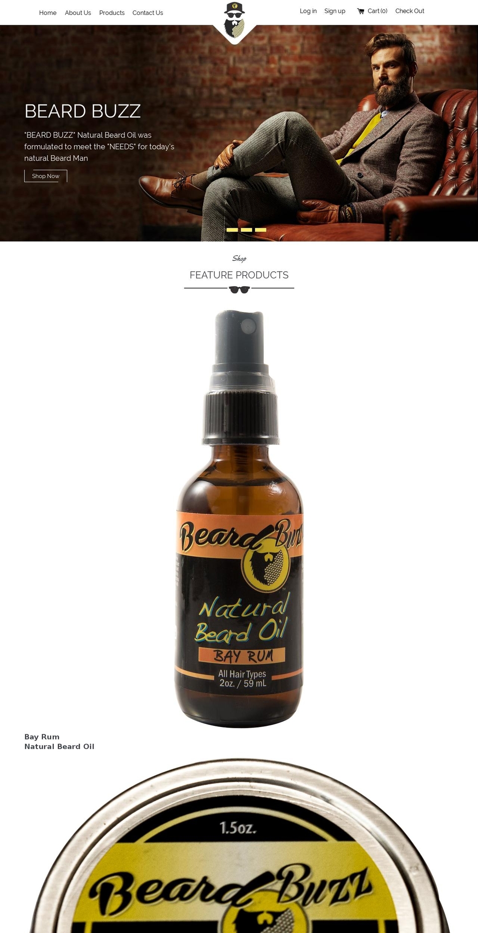 beardbuzzcompany.com — Shopify storefront screenshot