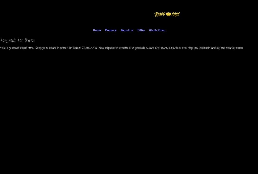 beardchec.com shopify website screenshot