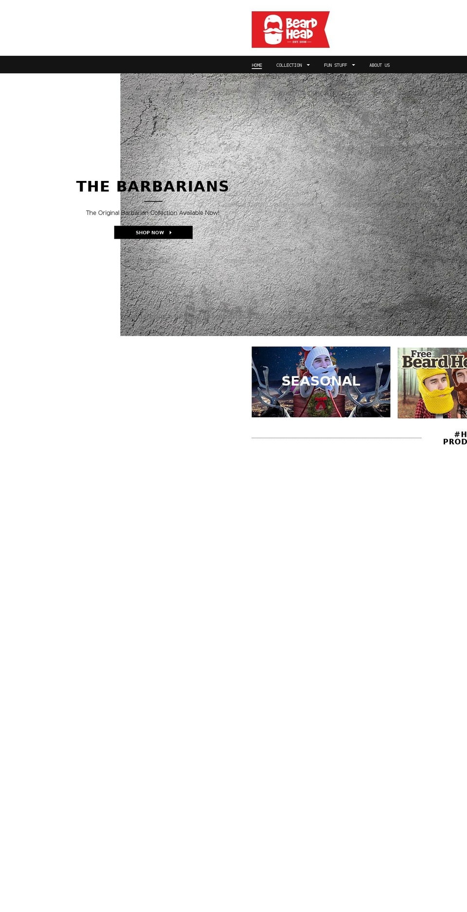 November 2016 Shopify theme site example beardheads.com