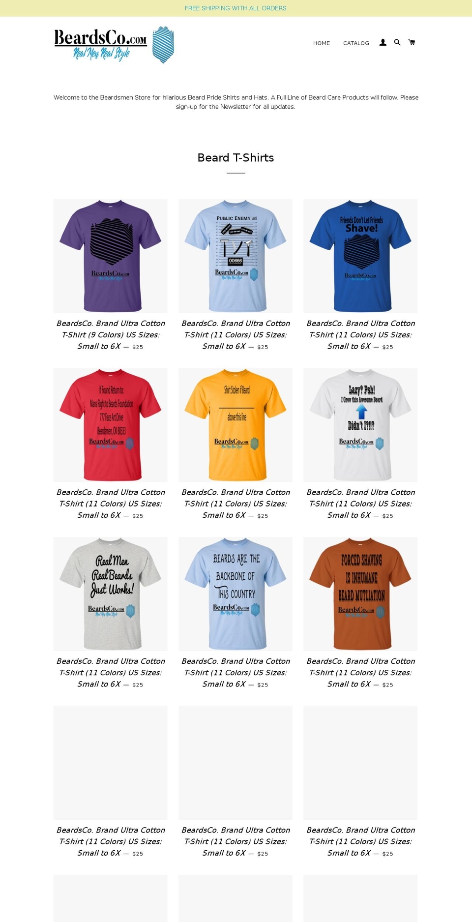 beardsco.com — Shopify storefront screenshot