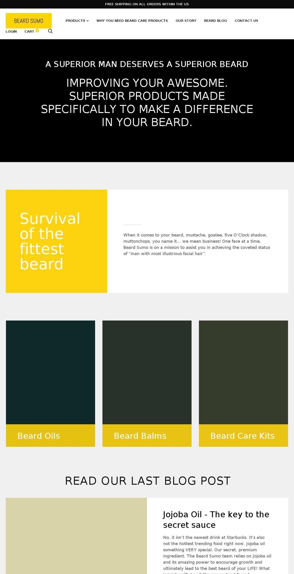 beardsumo.com — Shopify storefront screenshot