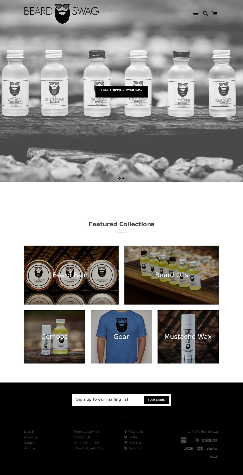 beardswag.com shopify website screenshot