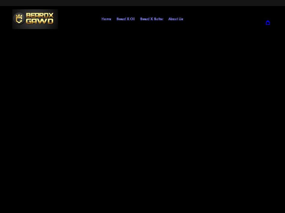 beardxgawd.com shopify website screenshot